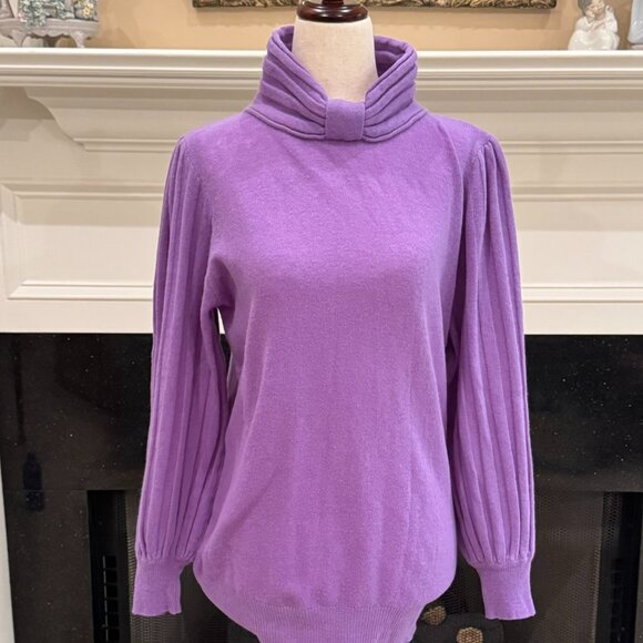 La Redoute Vintage Lilac Angora Wool Blend Sweater – Made in Italy – Size Small - Picture 1 of 10
